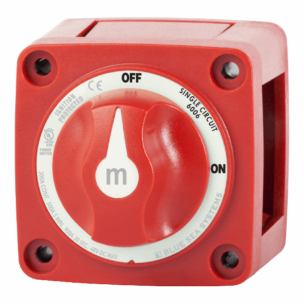 m-Series Mini Single Battery Switch with Knob