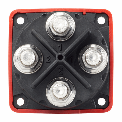 m-Series Mini Dual Circuit Battery Switch - Red