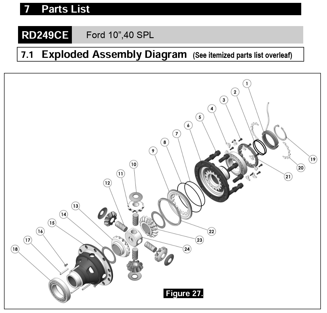 ARB - Air locker RD249CE Competition Edition - 40 Spline