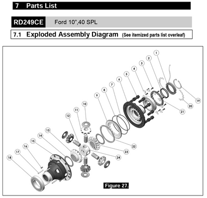 ARB - Air locker RD249CE Competition Edition - 40 Spline